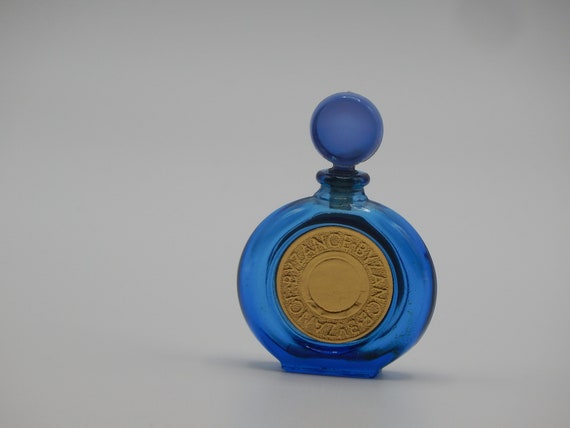 RARE Set of 3 Rochas Byzance Cobalt Blue Glass Pe… - image 6