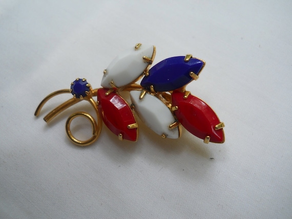Patriotic Rhinestone Pin