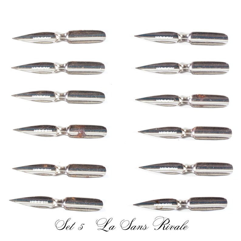 1 dozen La Sans RivoleVintage nib modern calligraphy Styles of Pointed Pen Script Spencerian Copperplate Penmanship