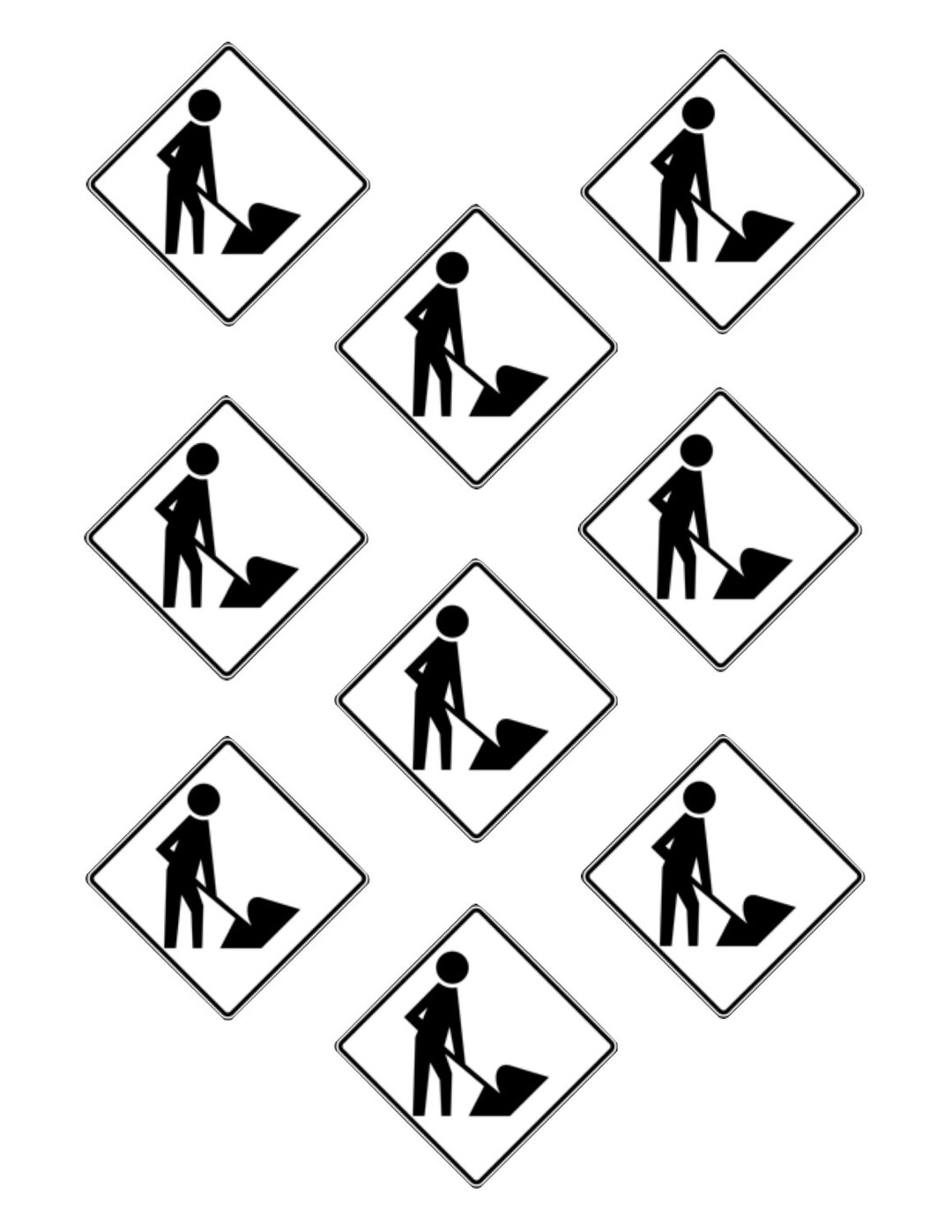 Dig In Sign Construction Sign: Dig In - Etsy
