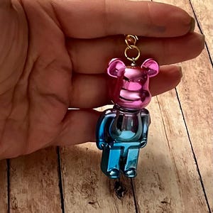 Ombré Bear keychain, teddy keychain, purse charms, bear purse charm keychains, gifts, adorable bears