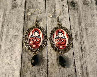 Matryoshka Russian Doll earrings
