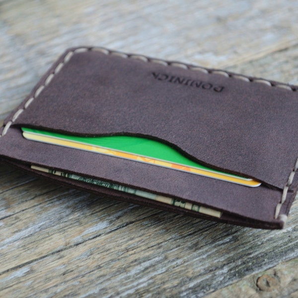 Verkauf! Portemonnaie, Mini Geldbörse aus Leder, Unisex Kreditkartenetui Wallet