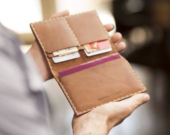Passeport en cuir véritable marron, porte-cartes avec couverture sécurisée et étui personnalisé, nom gravé en relief, portefeuille de voyage