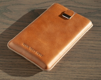 Soft Italian Leather Case for Microsoft Surface Duo / Duo 2, Free Personalisation