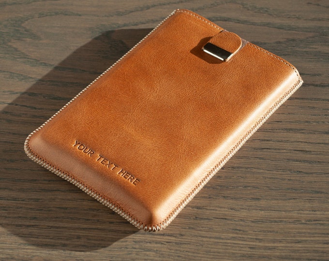 Soft Italian Leather Case for Microsoft Surface Duo / Duo 2, Free Personalisation