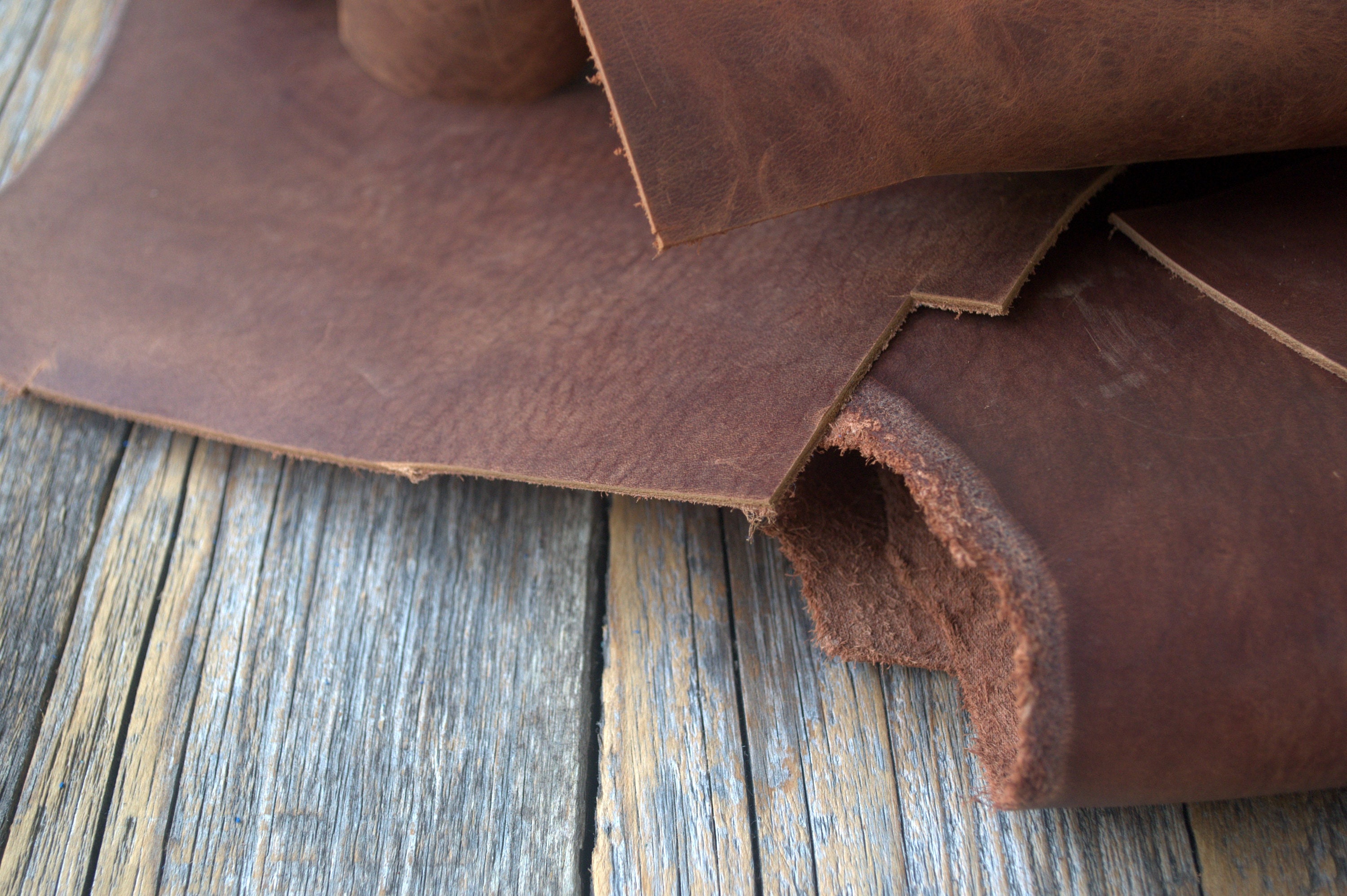 Dark Brown Bovine Cowhide Leather Pieces 18 kg Bag Of Scrap Etsy