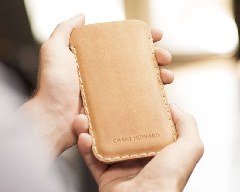 Sleeve Cover Personalised Custom Any Size Leather Case for LG