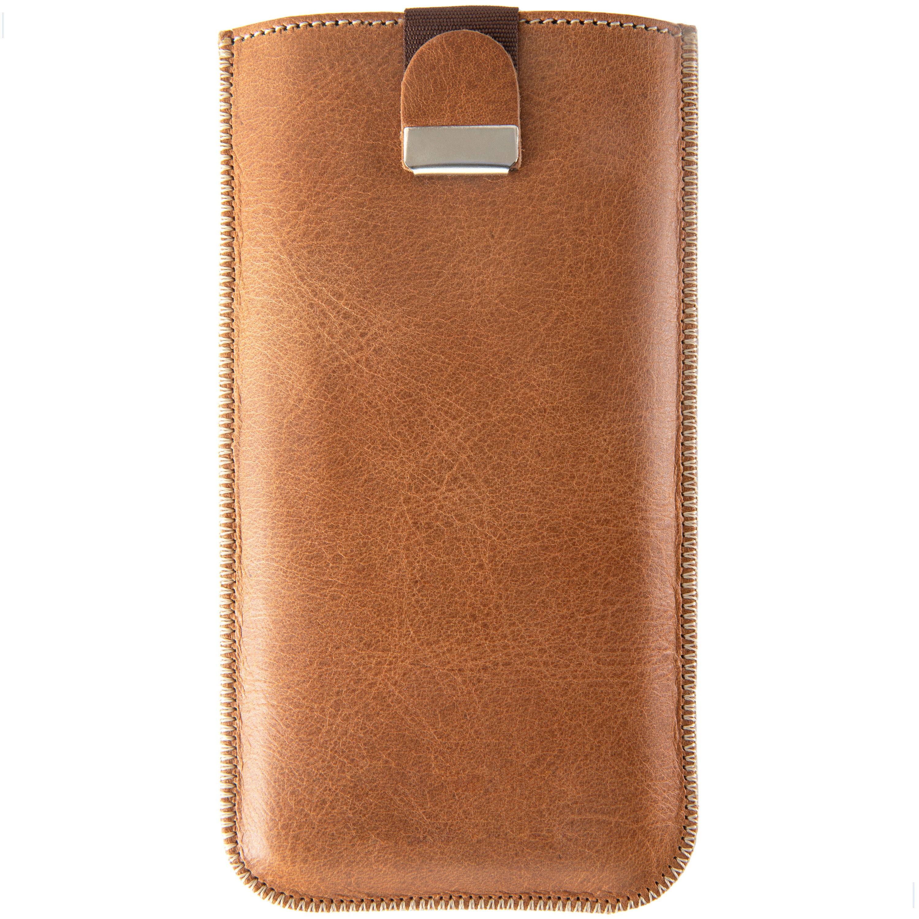 Brown Italian Leather Case for Iphone Magnetic Pull Band - Etsy