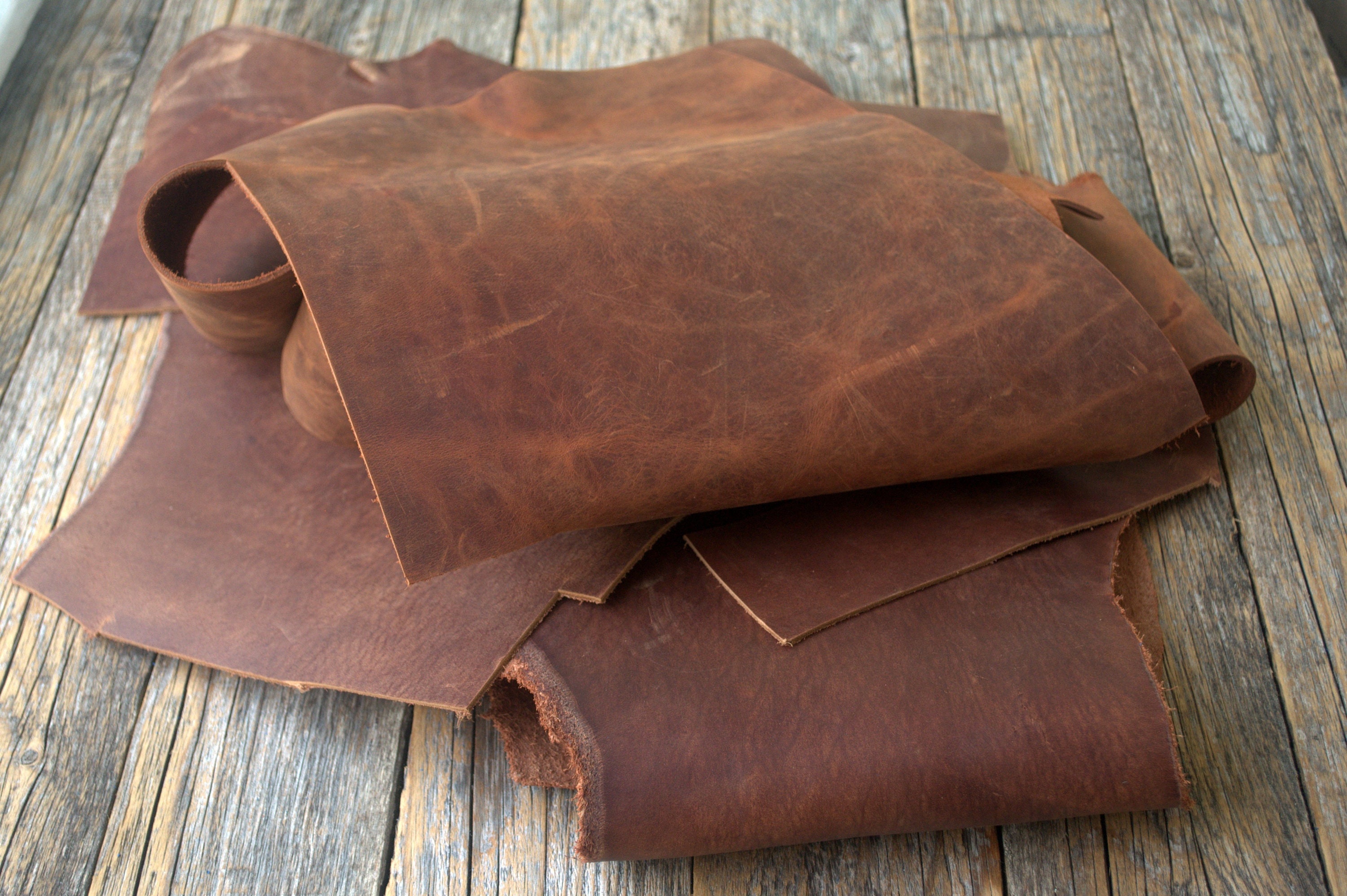Dark Brown Bovine Cowhide Leather Pieces 18 kg Bag Of Scrap Etsy