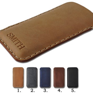 Étui en cuir personnalisé pour Google Pixel, style rugueux, pochette cousue à la main