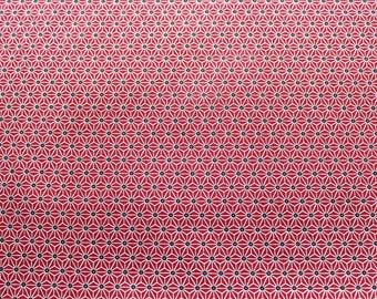 Roter Grafikstoff Gutschein 50x70 cm