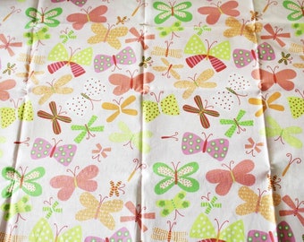 Cotton fabric butterflies 50x80cm