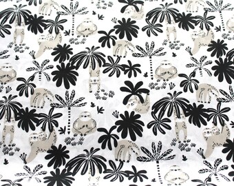 Cotton fabric jungle lazy 50x75cm