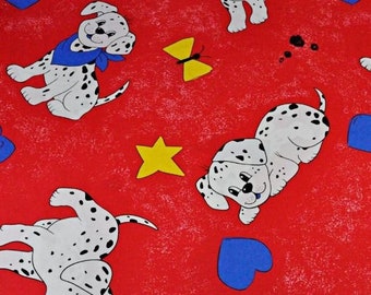 Dalmatian dog fabric 50x80cm