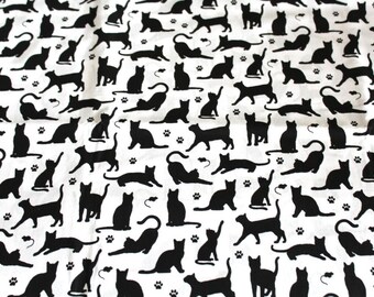 Tissus Chat Etsy