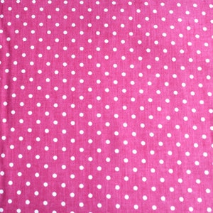 Red and white polka dot fabric coupon 50x70 cm