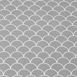 Light grey fan fabric 50x80 cm