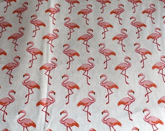 Bezugsstoff 50x75 cm Pink Flamingos