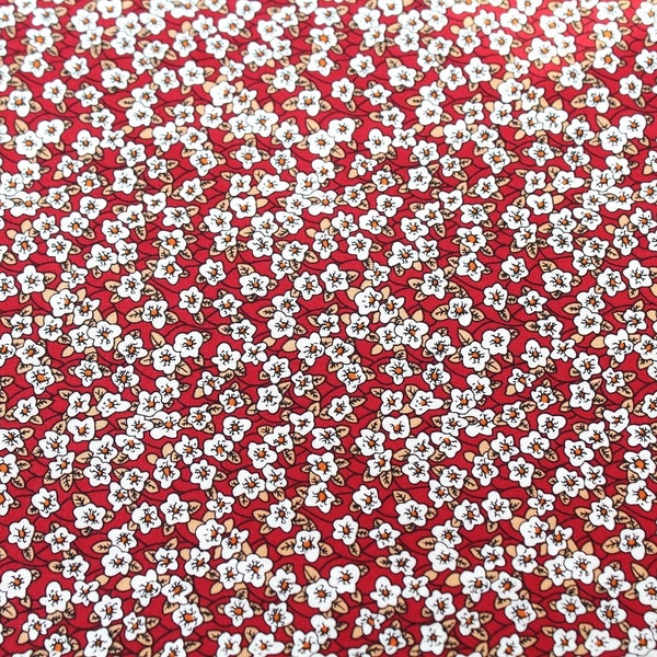 Tissu coton style liberty 50x70cm