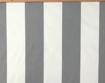 Coupon coated fabric with beige and white stripes 50x70 cm