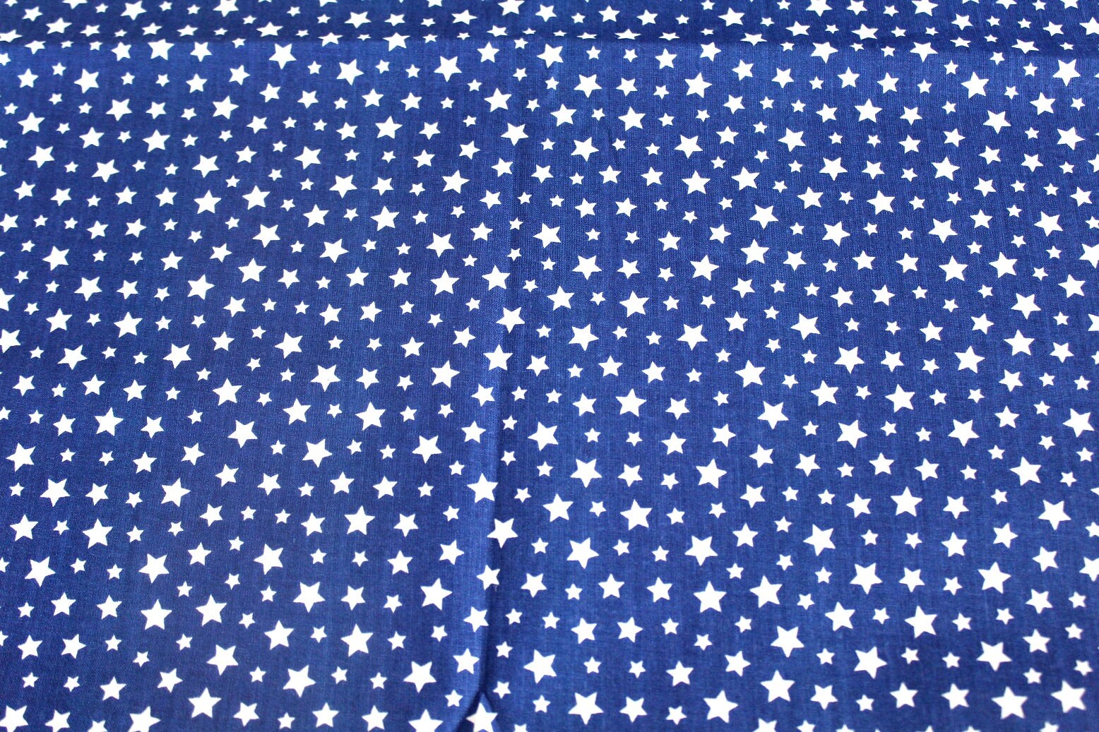 Blue star cotton fabric 49x70 cm Etsy