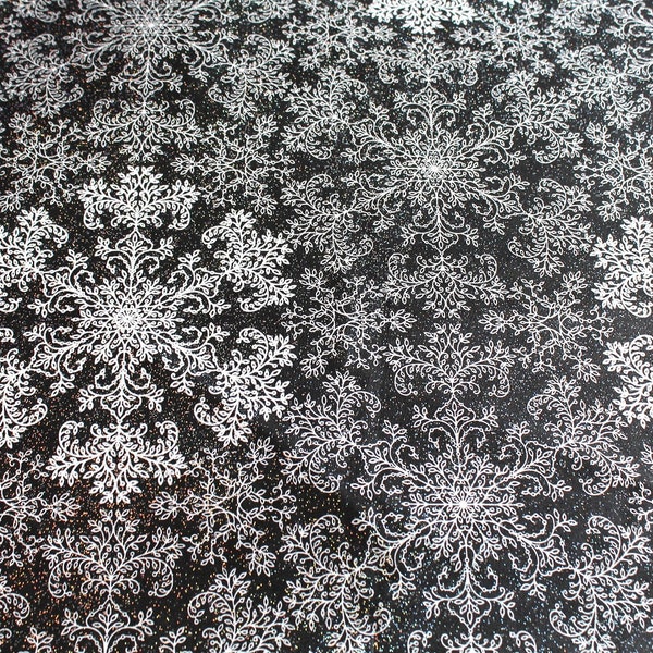 Fabric coated mandalas glitter 50x70 cm