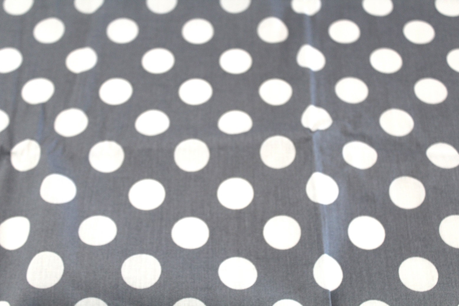 Red and white polka dot fabric coupon 50x70 cm