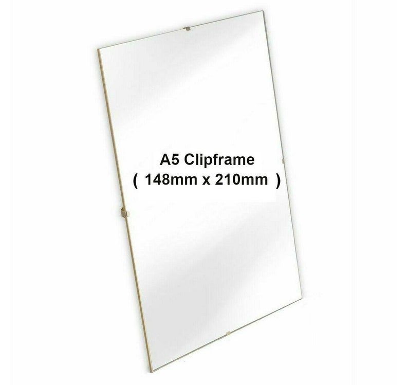 A5 Clip Photo Frame With Acrylic Plexi Glass Front UK SUPPLIED Etsy UK