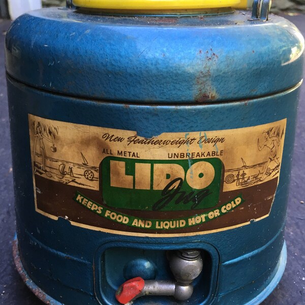 Lido Jug, Thermos and Water Cooler, Vintage Jug or Thermos, Featherweight