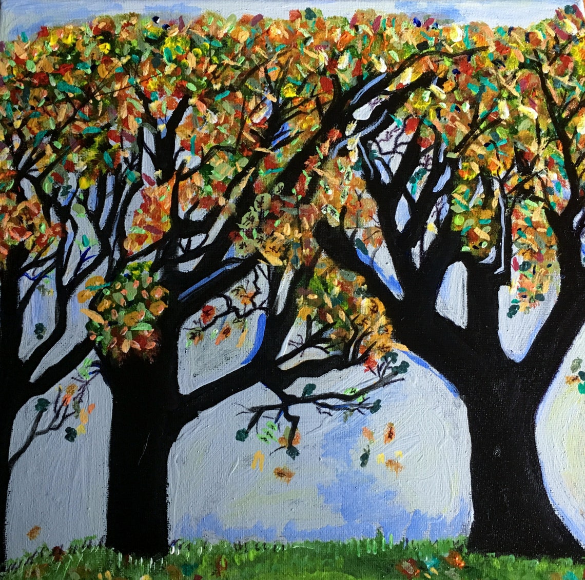 Acryl Herbstbilder: Malen mit den Farben des Herbstes