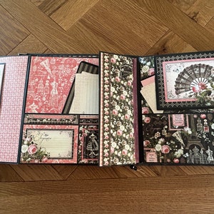 Parisienne theme photo memory album - Wedding Album, Paris honeymoon album