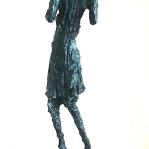 Hommage to Edvard Munch BronzeSculpture The Scream Limited Edition Green Patina