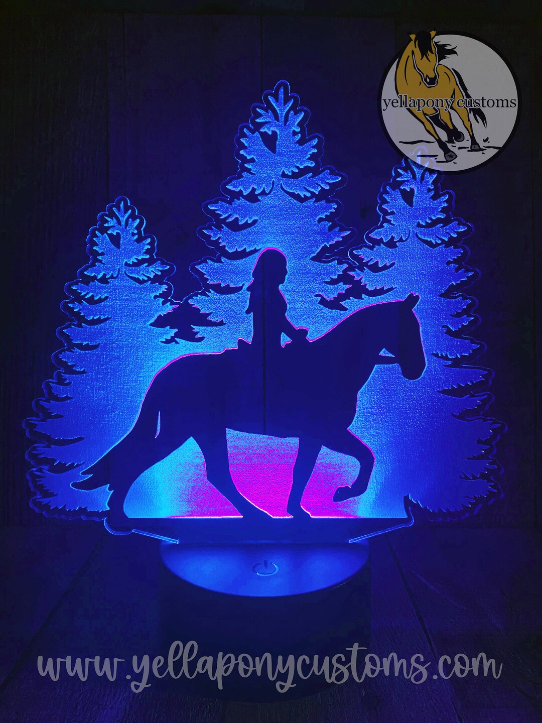Personalized Gaited Horse Gift Trail Riding Horse Custom Gaited Horse