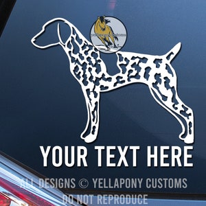 German Short haired Pointer Custom Dog Decal for Dog Lover, Hunting Dog Vinyl Sticker for Car, Truck, Dog Box, Laptop, Gift for Dog Lover