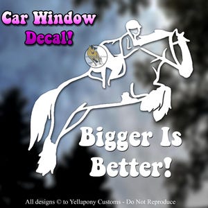 Clydesdale Jumping | High Quality Vinyl Window Decal For Horse Lovers | Clydesdale Horse | Draft Jumping Sticker | Car Truck Horse Trailer