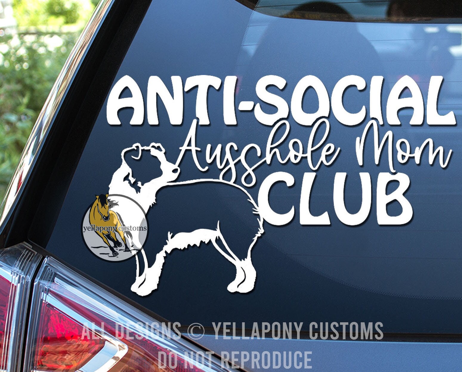 Aussie mom decal 2025