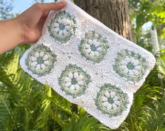 Crochet Book Accessory Makeup Pouch