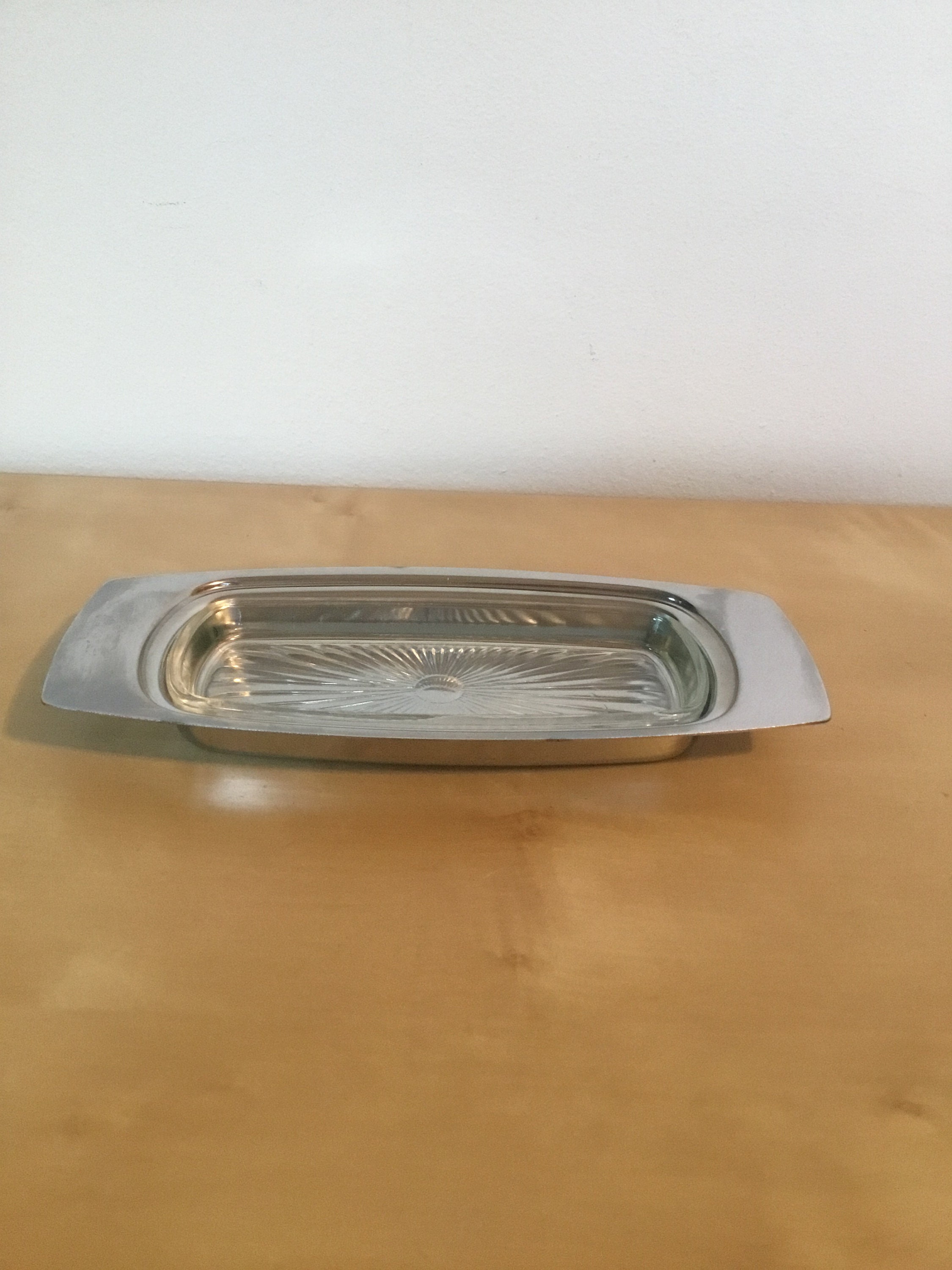 Vintage Kromex Butter Dish Etsy