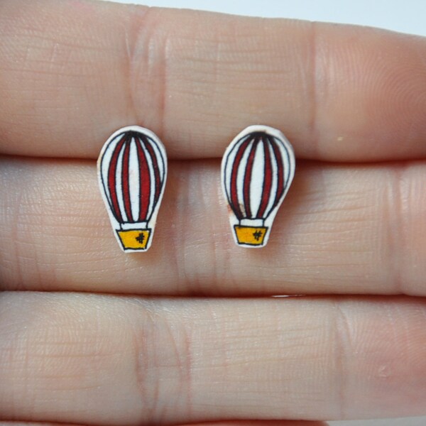 SALE! Hot Air Balloon Earrings