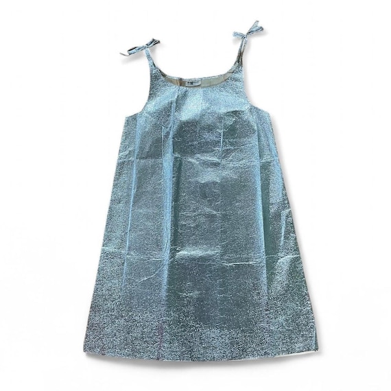 silver 60s dress Austin Powers Vanessa Costume - 60s Spy Outfit