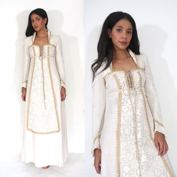 Vintage 60s Gunne Sax Renaissance Victorian Mediev