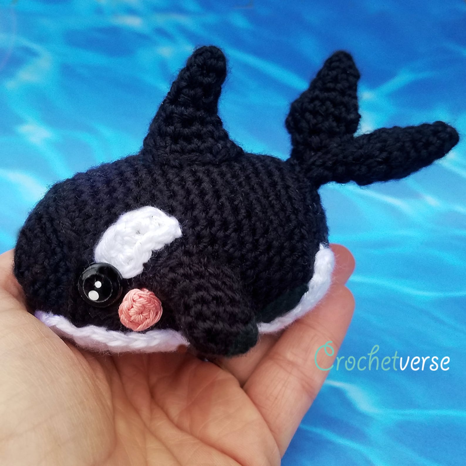 Crochet Pattern PDF Orca Killer Whale Amigurumi Tsum Tsum Etsy