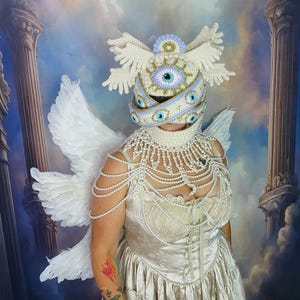 Biblically Accurate Angel Headpiece Crochet Pattern PDF DIGITAL