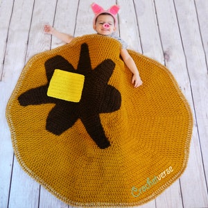 Crochet Patterns Pancake Blanket Etsy