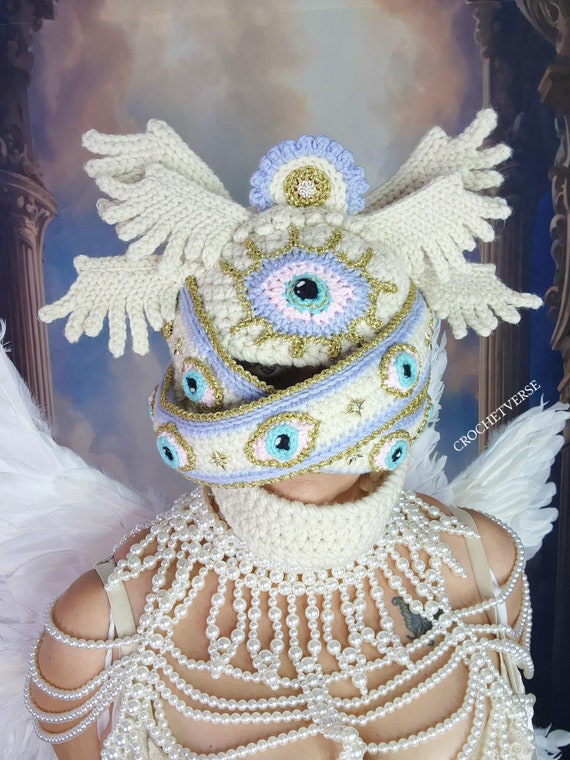 Biblically Accurate Angel Headpiece Crochet Pattern PDF DIGITAL