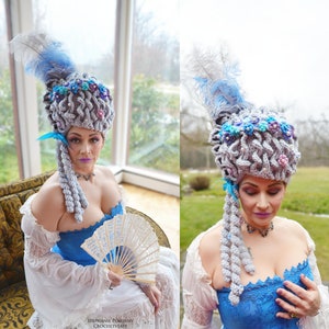 Marie Antoinette Baroque Wig Crochet Pattern Rococo Costume Cosplay Victorian (NOT finished item, PDF file)