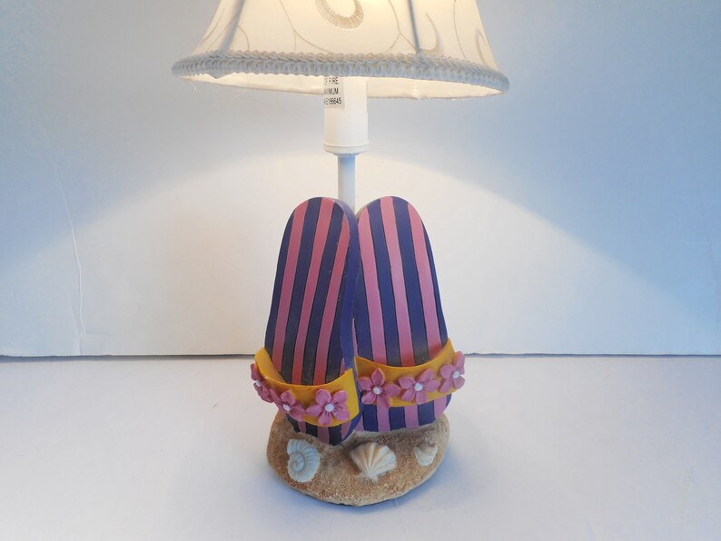 Beach Lamp Flip Flops Sand And Seass Accent Girls Bedroom