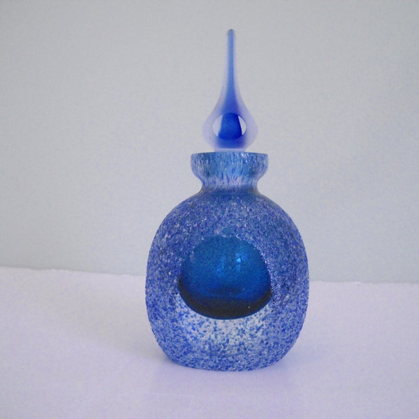 Large Art Glass  Perfume Bottle