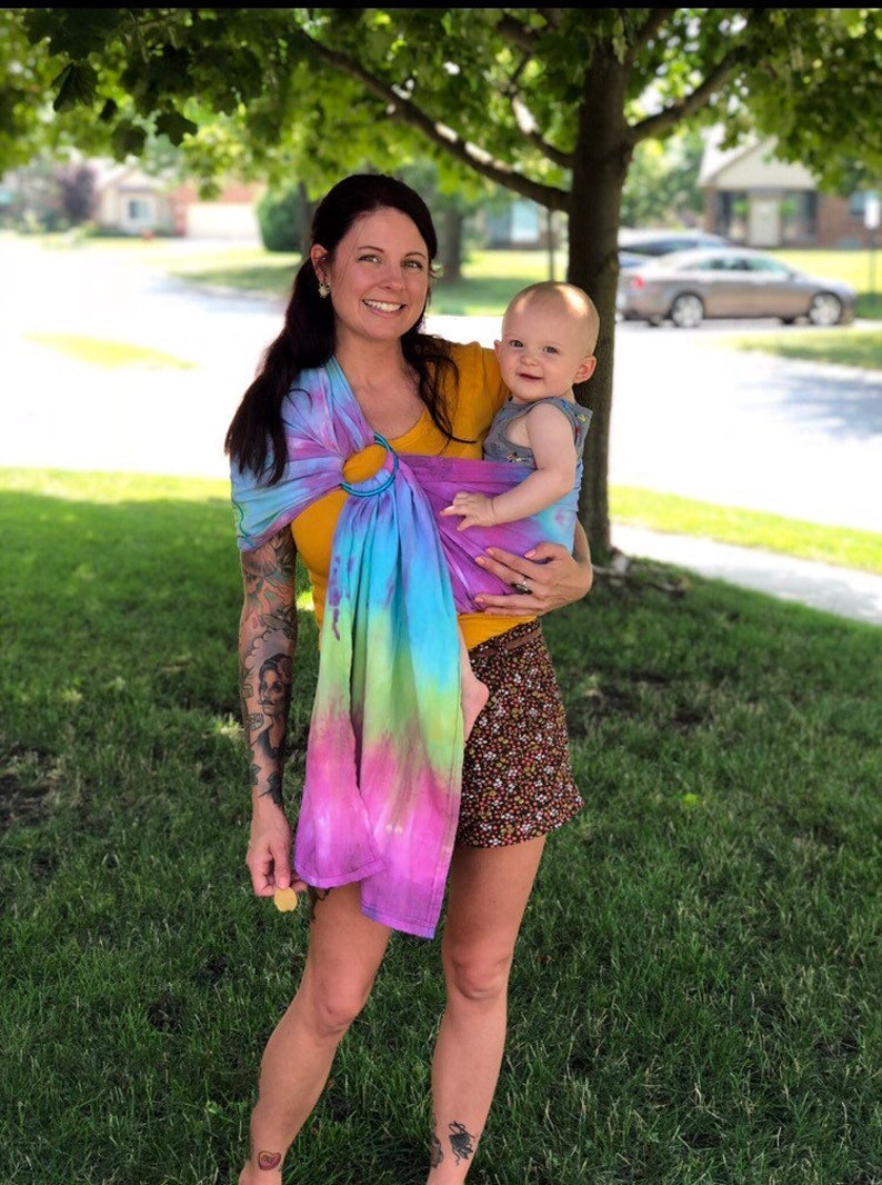 tie dye ring sling